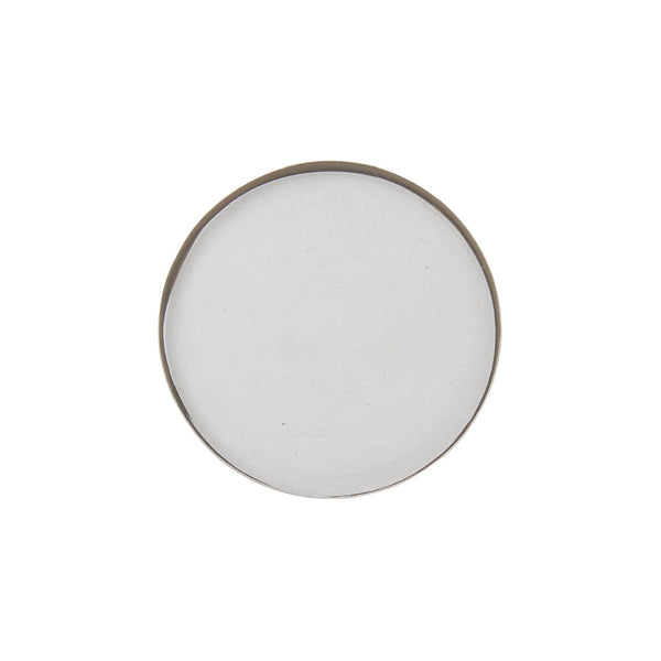 6" Gilded Glass Coaster for Medium Round Botanical Candles