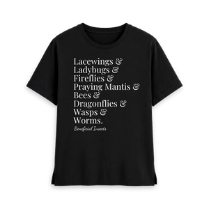 Black Printed T-shirt Front