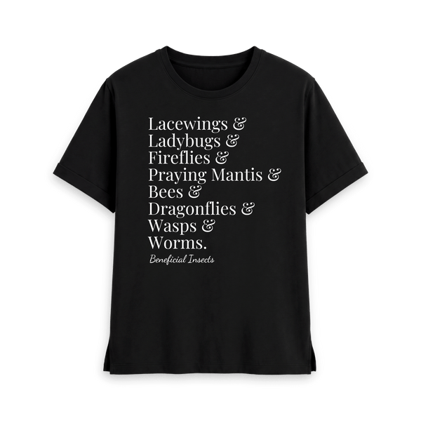 Black Printed T-shirt Front