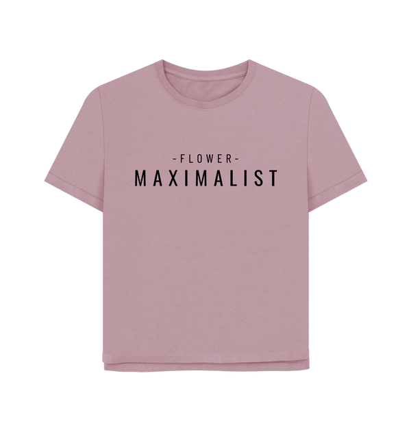 Mauve Printed T-shirt Front