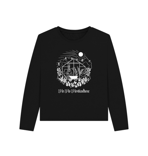 Black Printed T-shirt Front