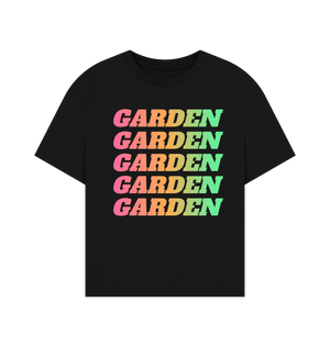 Black Printed T-shirt Front