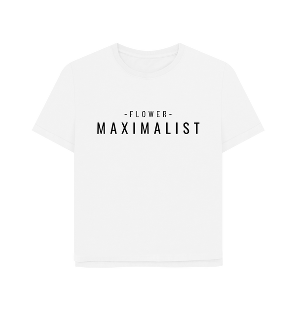 White Printed T-shirt Front