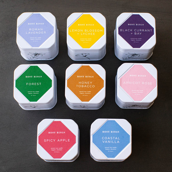 Apricot Rose Travel Tin