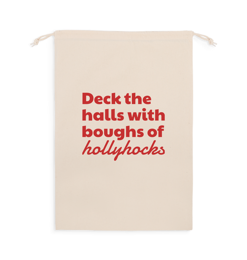 Natural Santa Sack Front