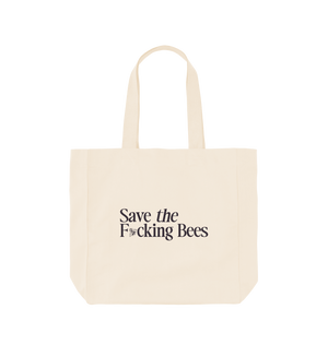 Natural Printed Bag Front