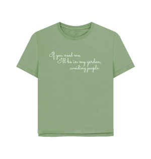 Sage Printed T-shirt Front