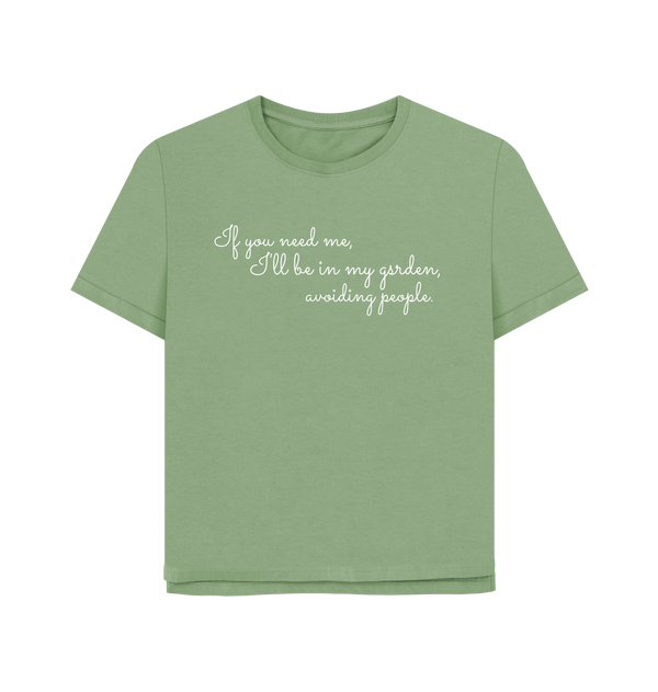 Sage Printed T-shirt Front