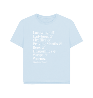 Sky Blue Printed T-shirt Front