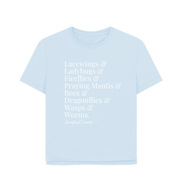 Sky Blue Printed T-shirt Front