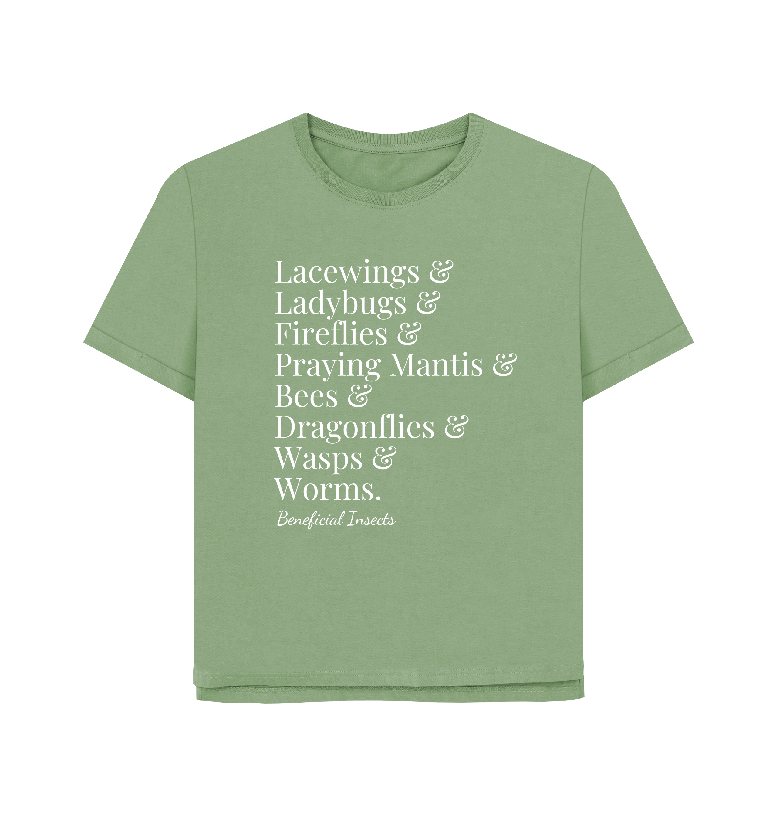 Sage Printed T-shirt Front