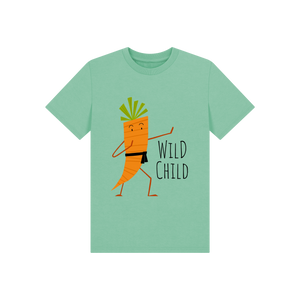 Peppermint Printed Kids T-Shirt Front