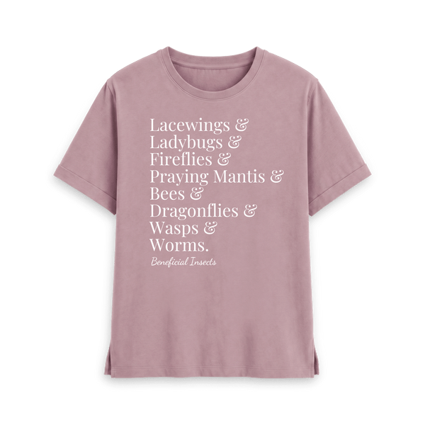 Mauve Printed T-shirt Front