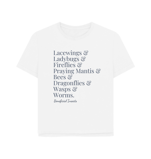 White Printed T-shirt Front