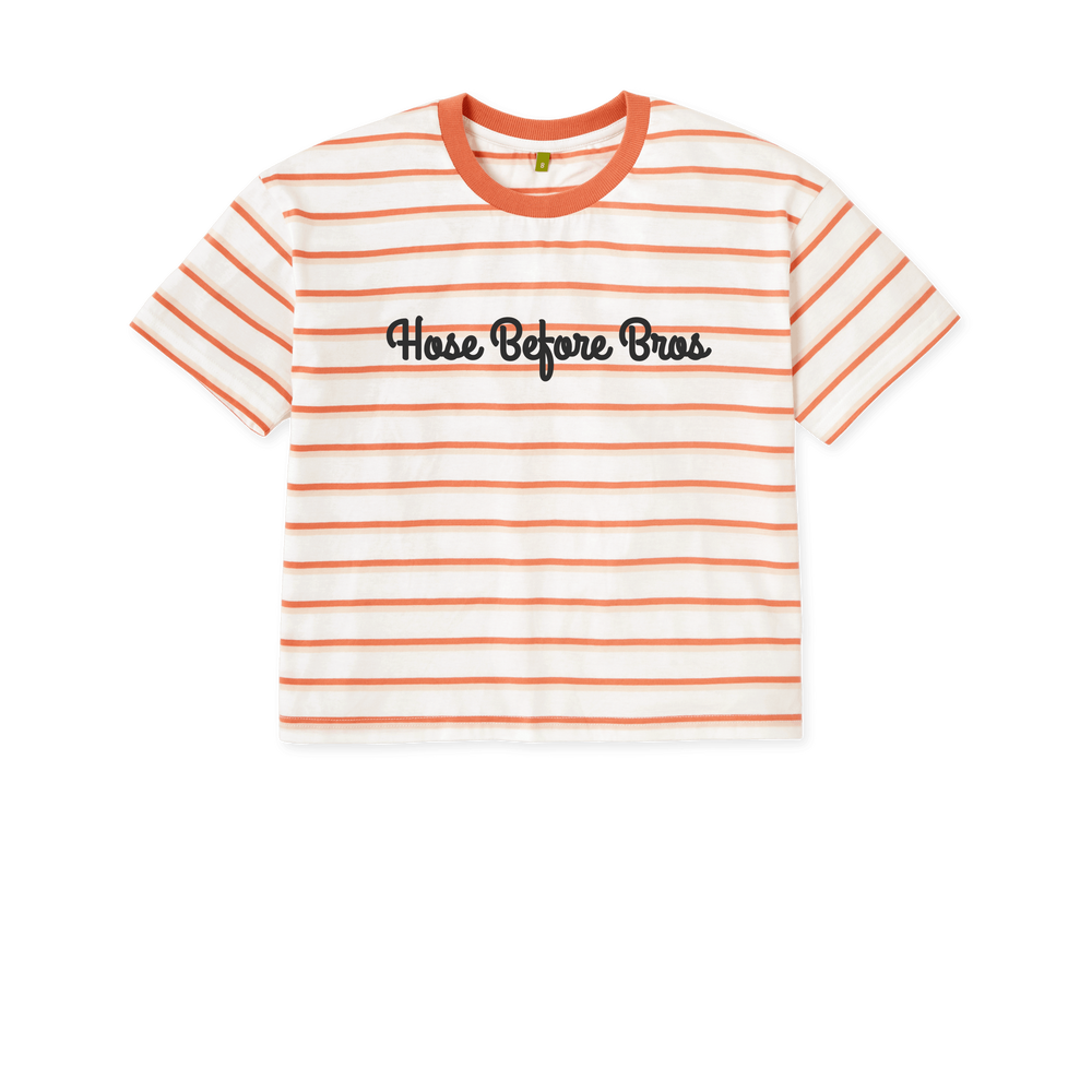 Navy Stripes Printed T-shirt Front