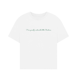 White Printed T-shirt Front