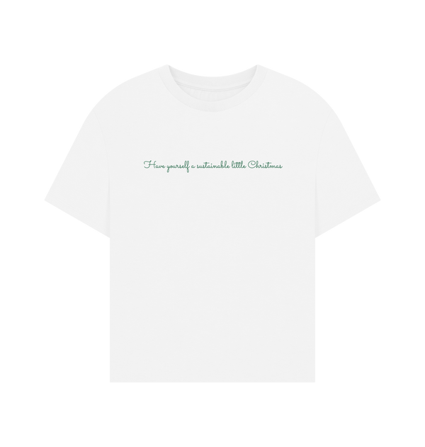 White Printed T-shirt Front