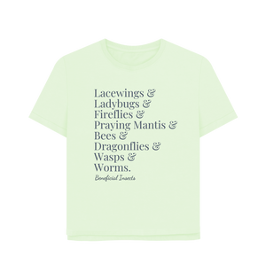 Pastel Green Printed T-shirt Front