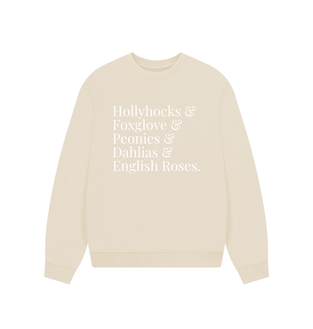 Apricot Printed Sweater Front