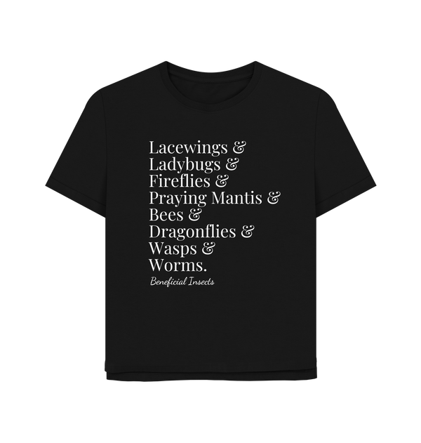 Black Printed T-shirt Front