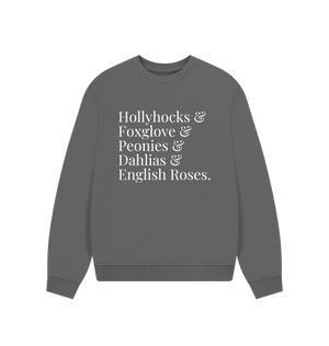 Slate Grey Printed Sweater Front