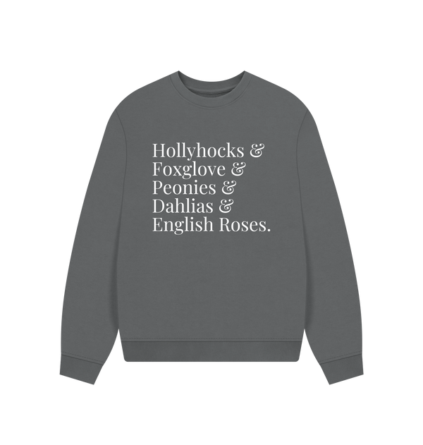 Slate Grey Printed Sweater Front