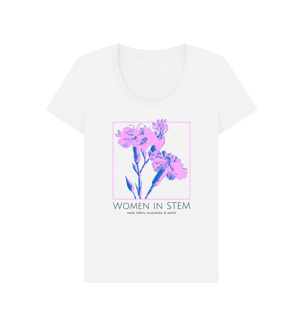 White Printed T-shirt Front