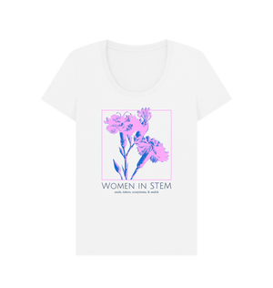 White Printed T-shirt Front