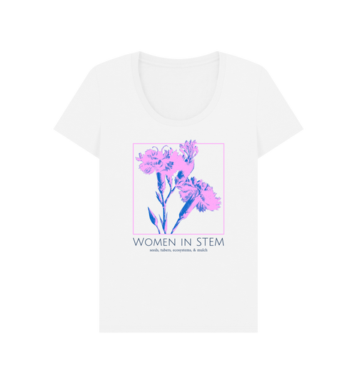 White Printed T-shirt Front