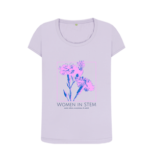 Violet Printed T-shirt Front