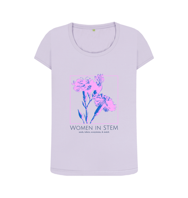 Violet Printed T-shirt Front
