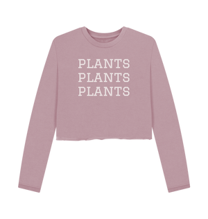 Mauve Printed Boxy Jumpers Front