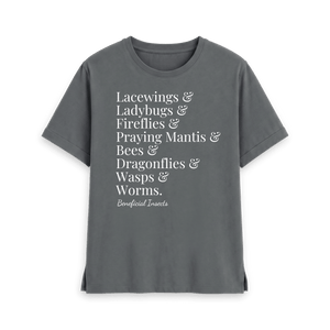 Slate Grey Printed T-shirt Front