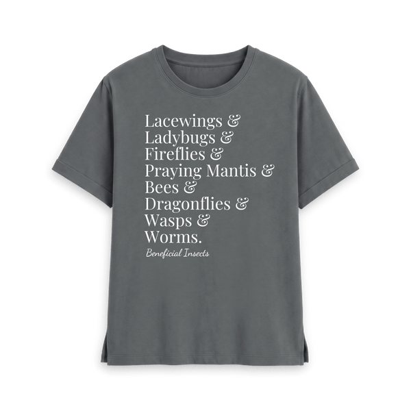 Slate Grey Printed T-shirt Front