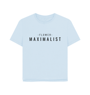 Sky Blue Printed T-shirt Front