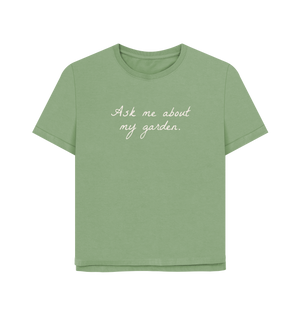 Sage Printed T-shirt Front