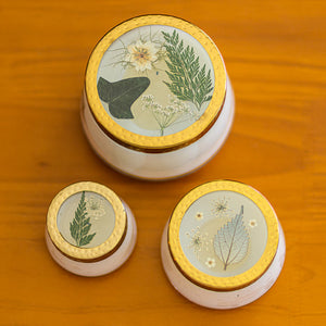 Forest Small Pressed Floral Candle