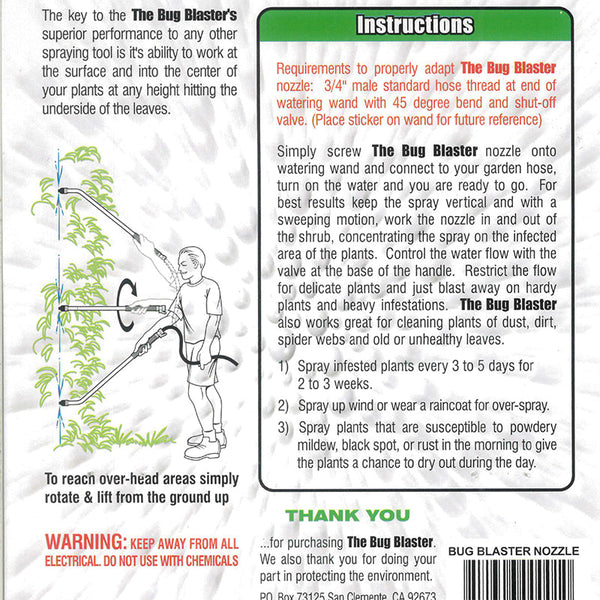 Bug Blaster Spray Nozzle