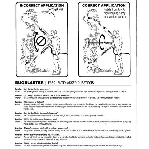 Bug Blaster Spray Nozzle