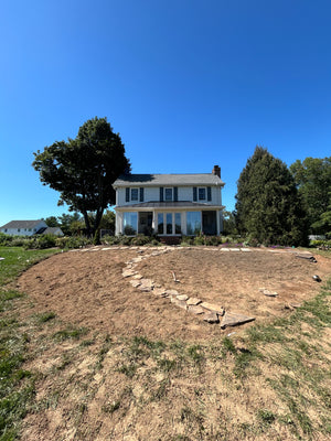 Landscaping project for new cottage garden