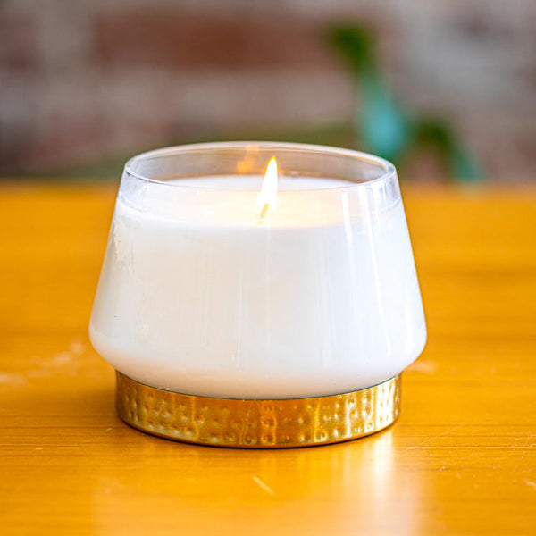 Forest Medium Pressed Floral Candle
