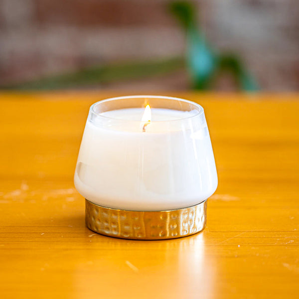 Forest Small Pressed Floral Candle