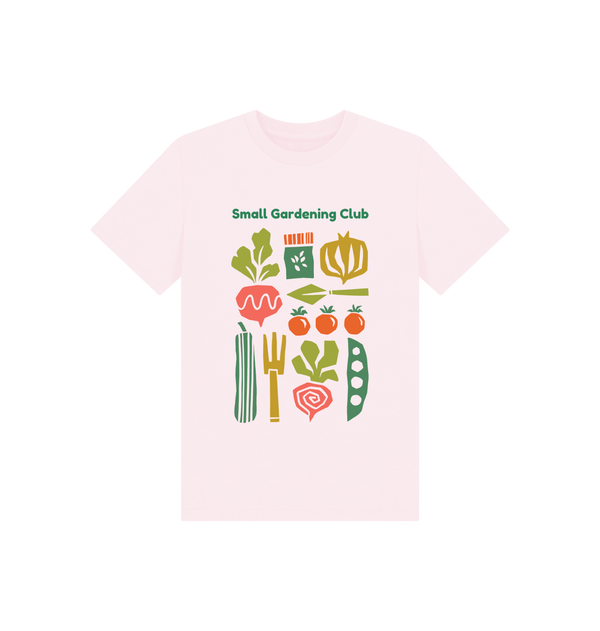 Pink Printed Kids T-Shirt Front