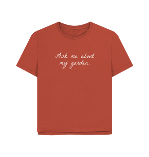 Rust Printed T-shirt Front