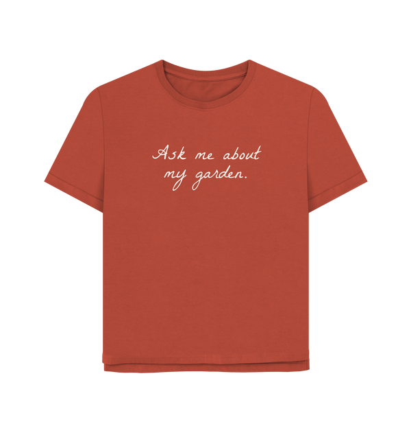 Rust Printed T-shirt Front