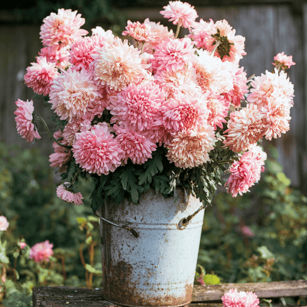 Duchess Apricot Peony Aster Seeds