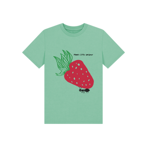 Peppermint Printed Kids T-Shirt Front