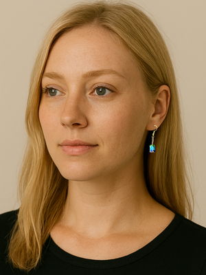 Tuileries Tulips Enamel Drop Earrings