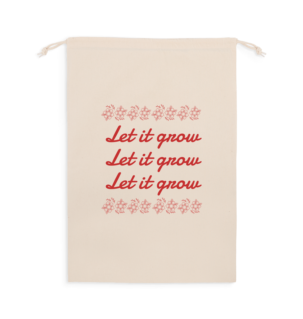 Natural Santa Sack Front