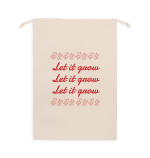 Natural Santa Sack Front